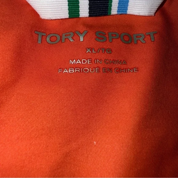 Tory Sport Chervon Orange/White Windbreaker - Picture 5 of 16